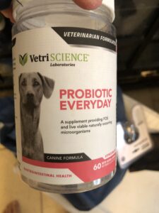 Probiotic a couple of times a week