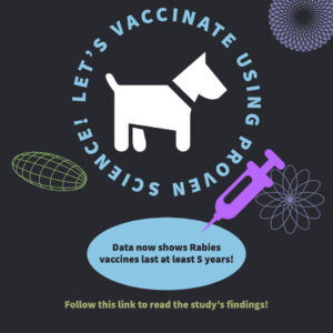 New study shows longer immunity of rabies vaccines for dogs